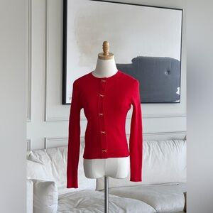 Express Vibrant Red Women's Cardigan